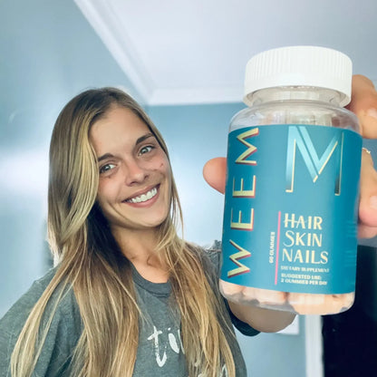 WEEM™ Probiótico 3 en 1 para Cabello, Piel y Uñas – Nutrición y Fortaleza
