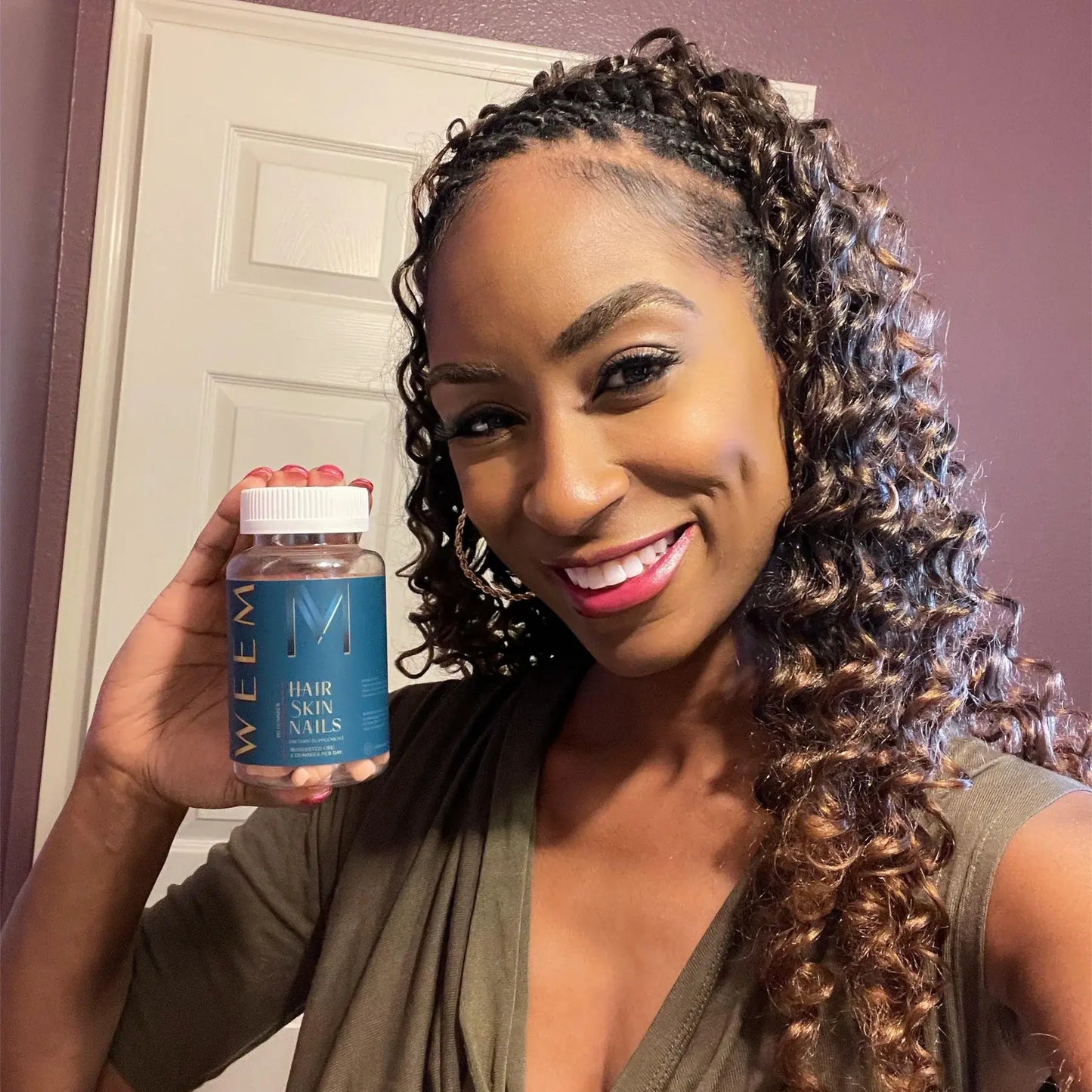 WEEM™ Probiótico 3 en 1 para Cabello, Piel y Uñas – Nutrición y Fortaleza