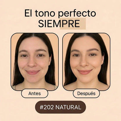 GlowMatch™ Base Camuflaje – Se ajusta a tu tono al instante